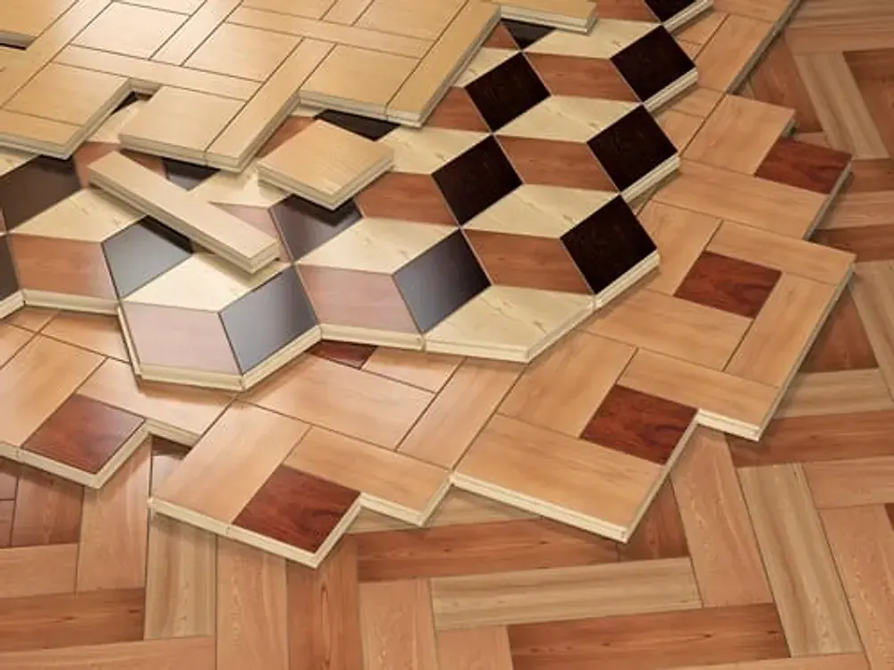 Carpet, laminate and vinyl plank flooring samples in the EZ Floors & More showroom in Vacaville, CA